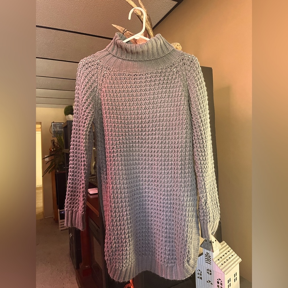 Very soft grey tunic sweater